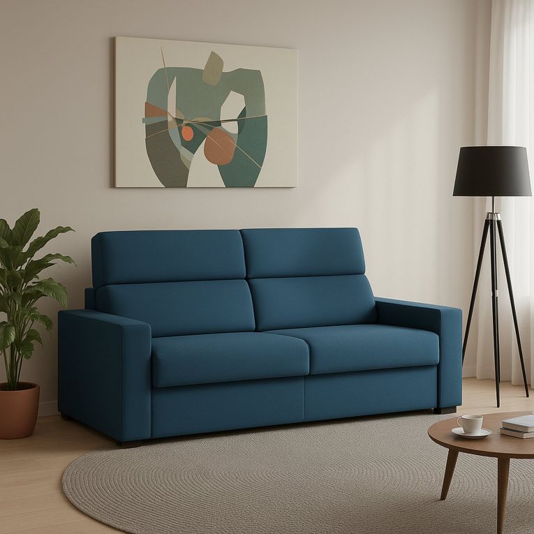 Divano sfoderabile blu 180x95x100h cm - Vialfre
