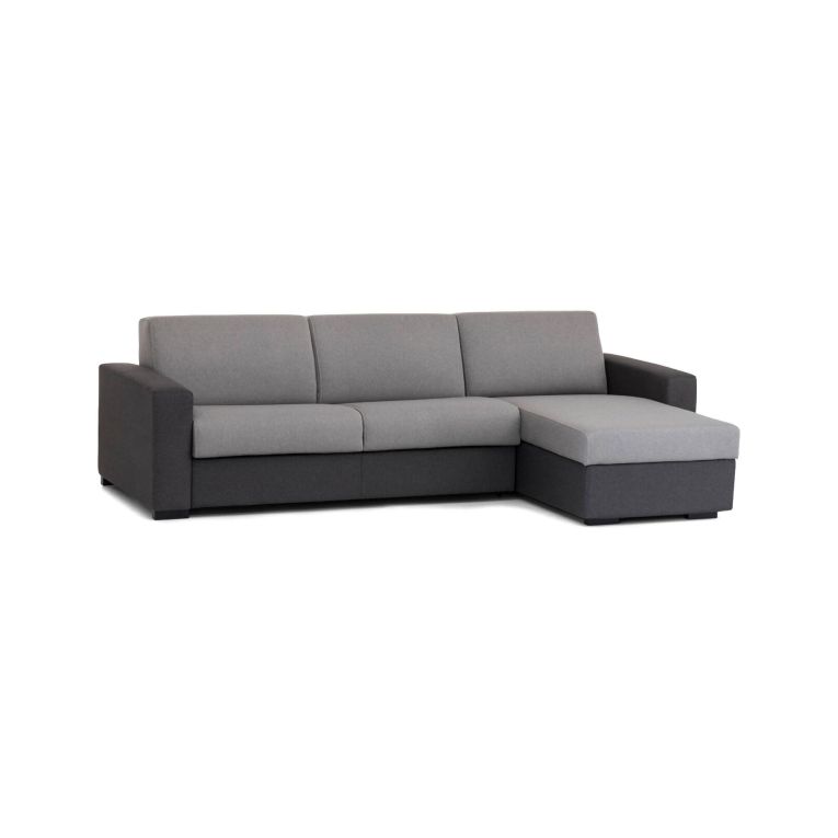 Divano sfoderabile grigio e antracite 280x95x90h cm - Atos