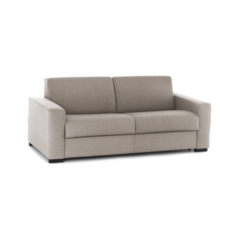 Divano sfoderabile tortora 160x95x90h cm - Malachite