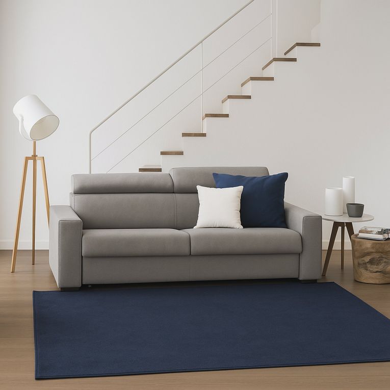 Divano sfoderabile tortora 180x95x85h cm - Kiev