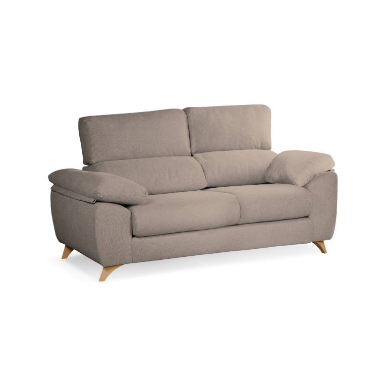 Divano sfoderabile tortora 200x85x107h cm - Anem