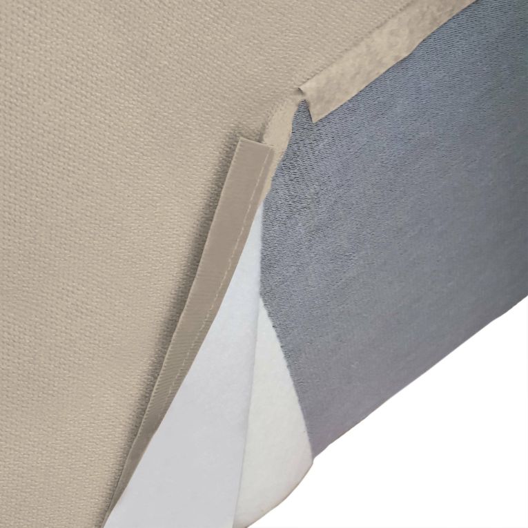 Divano sfoderabile tortora 260x95x70h cm - Argo