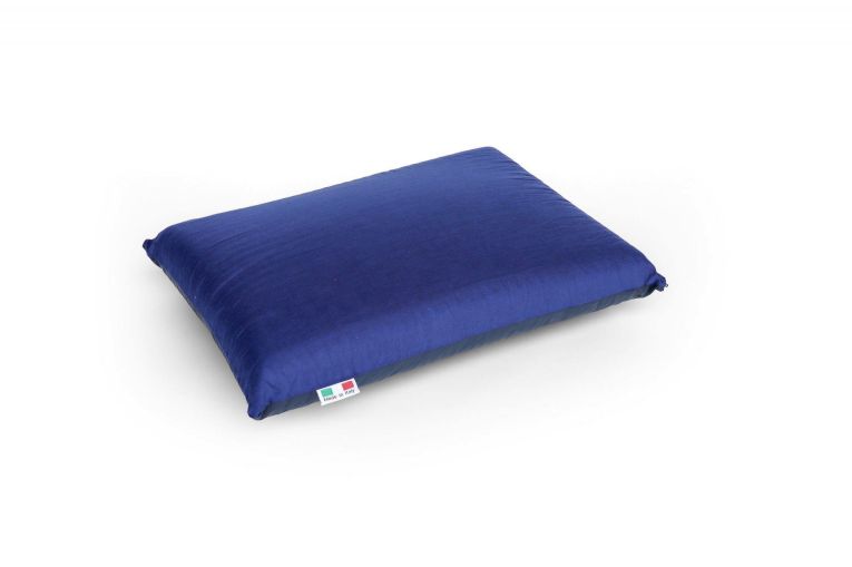 Guanciale Nepitella, Made in Italy, 50x35 h13 cm, Blu