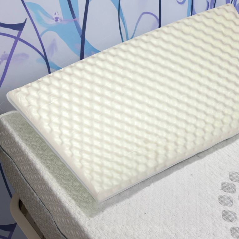 Guanciale Ruta, Made in Italy, 73x43 h14 cm, Bianco