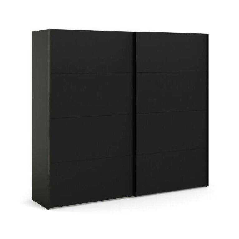 Guardaroba 10 ripiani nero 242x220h cm - Kauri