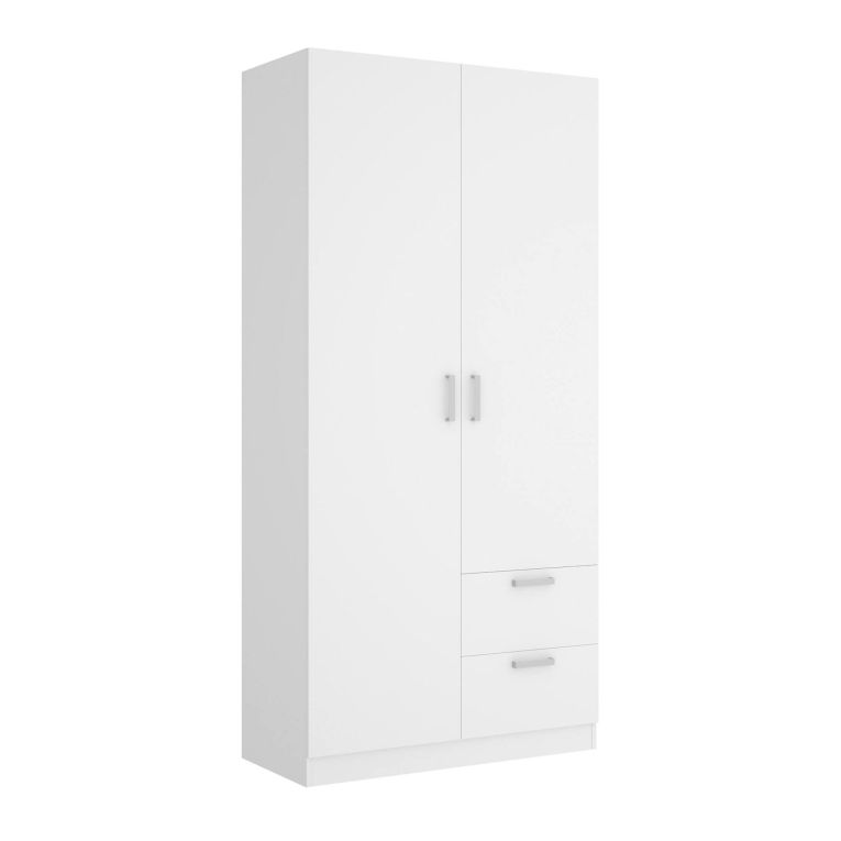 Guardaroba 2 ante bianco 100x215h cm - Amp