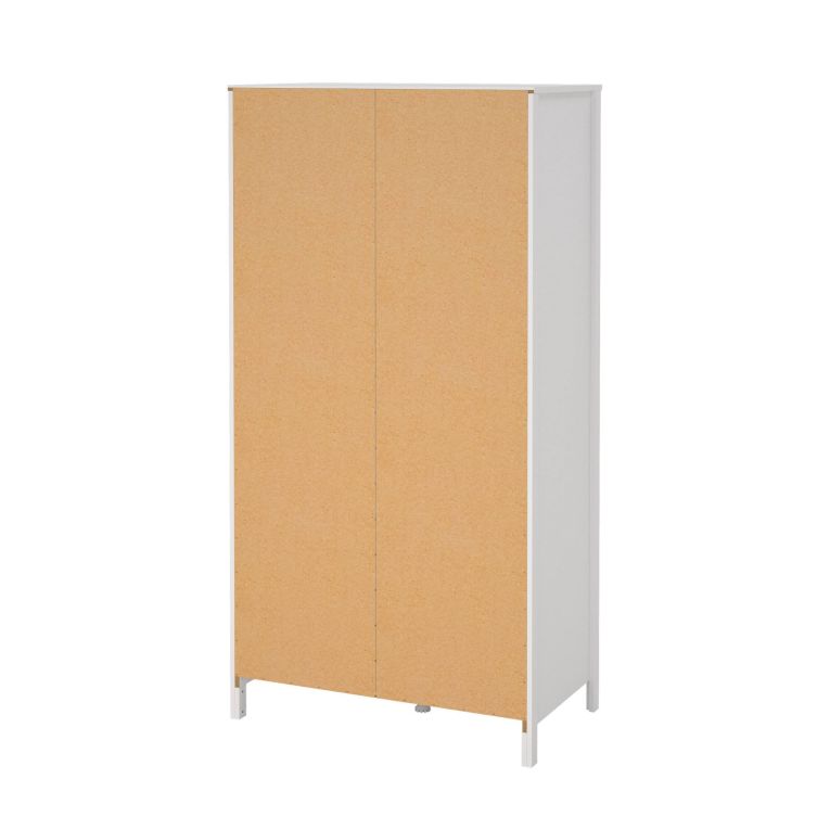 Guardaroba 2 ante bianco 102x199h cm - Lagertha