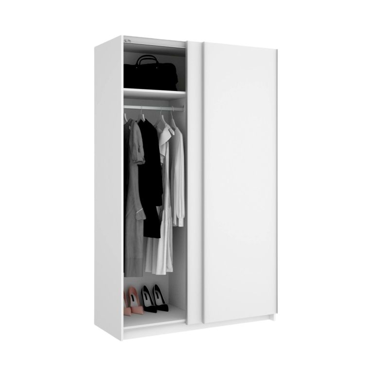 Guardaroba 2 ante bianco 120x204h cm - Alaika