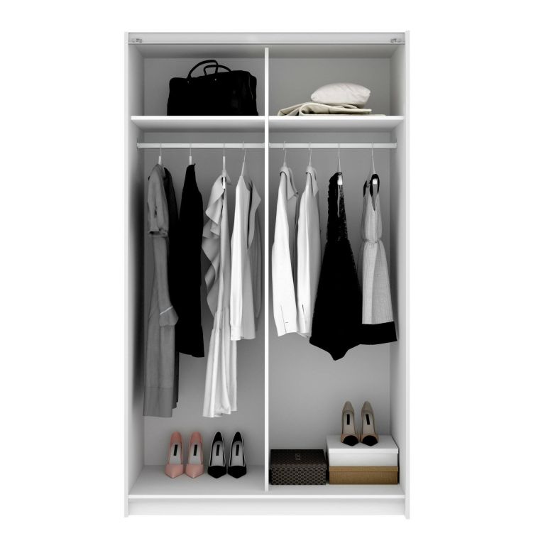 Guardaroba 2 ante bianco 120x204h cm - Alaika