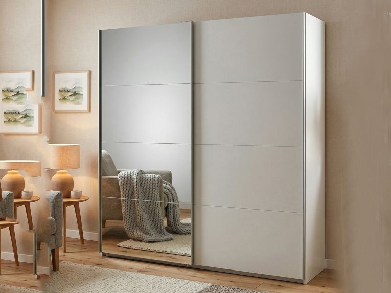 Guardaroba 2 ante bianco 250x218h cm - Acciano