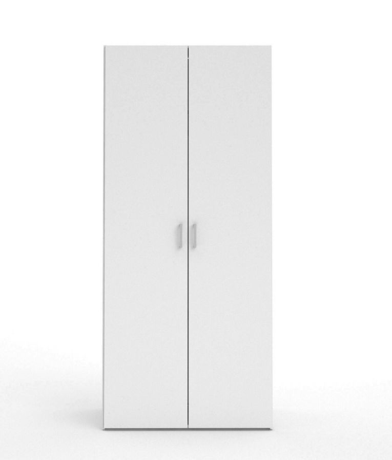 Guardaroba 2 ante- bianco camera da letto 77x175h cm - Alibabba