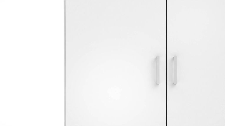 Guardaroba 2 ante- bianco camera da letto 77x175h cm - Alibabba