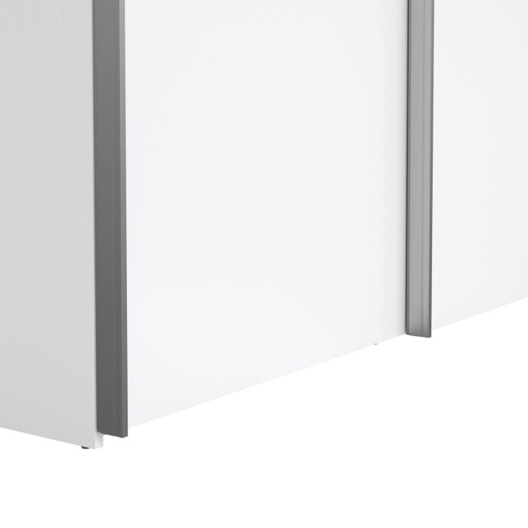 Guardaroba 2 ante bianco lucido 150x200h cm - Maurice