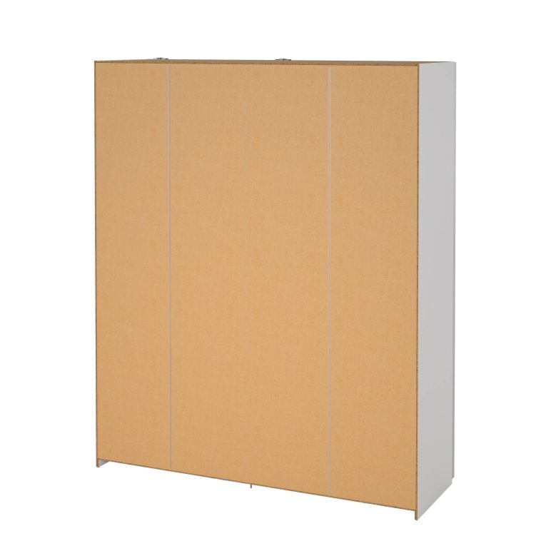 Guardaroba 2 ante bianco lucido 182x220h cm - Taxus