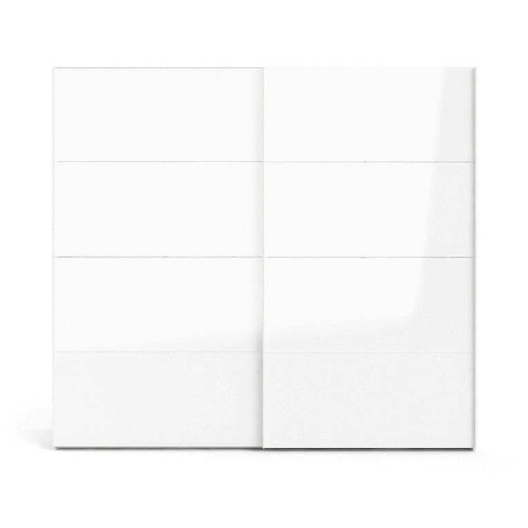 Guardaroba 2 ante bianco lucido 242x220h cm - Kauri