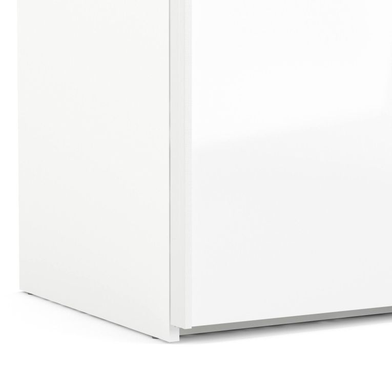 Guardaroba 2 ante bianco lucido 242x220h cm - Kauri