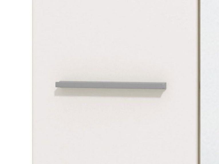 Guardaroba 2 Ante Bianco Marrone Rovere Nodi Appendiabiti 4 Ripiani 60x192.5h cm, 5 Vani - Griante