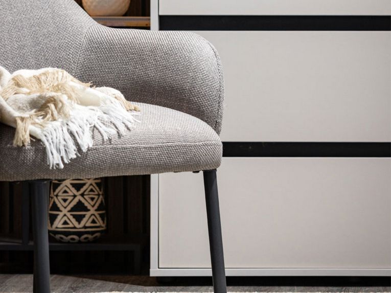 Guardaroba 2 Ante Bianco Nero Appendiabiti 3 Cassetti 93x211h cm, un Ripiano - Vimercatii