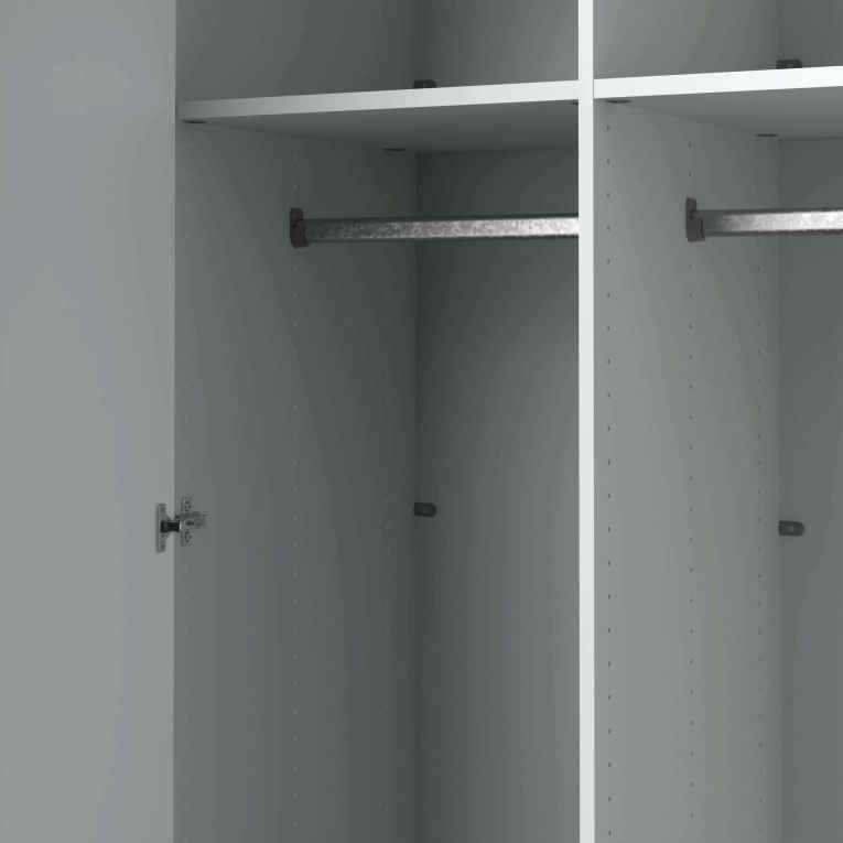 Guardaroba 2 ante- bianco salvaspazio 98x218h cm - Avise