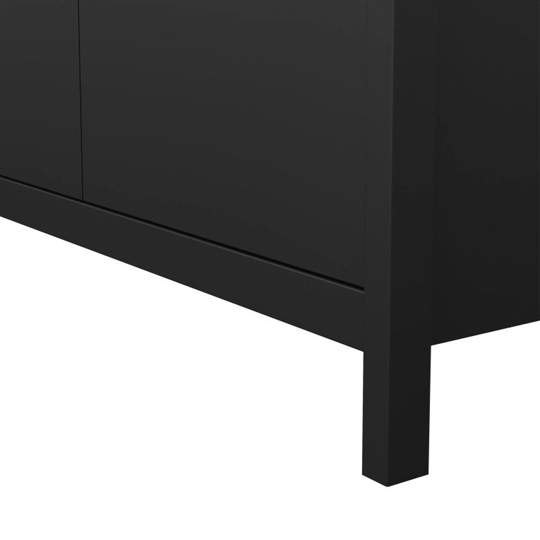 Guardaroba 2 ante nero 102x199h cm - Zagabria