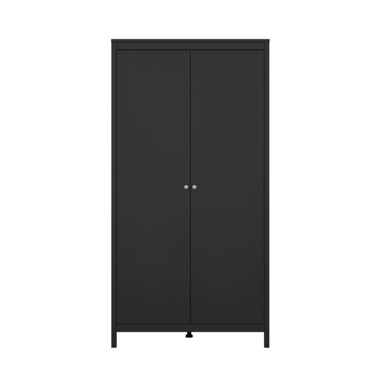 Guardaroba 2 ante nero 102x199h cm - Zagabria