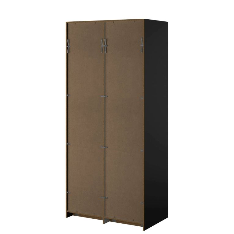 Guardaroba 2 ante- nero salvaspazio 100x218h cm - Anagni