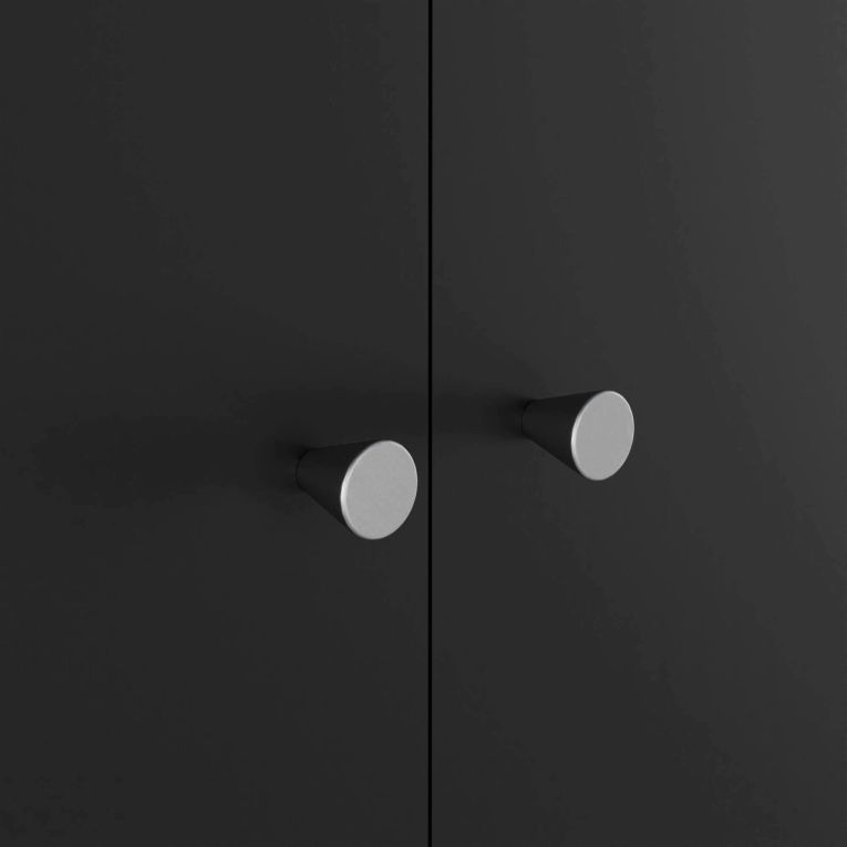 Guardaroba 2 ante- nero salvaspazio 100x218h cm - Anagni