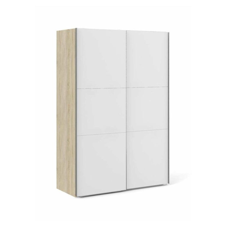 Guardaroba 2 ante quercia e bianco 147x220h cm - Almese