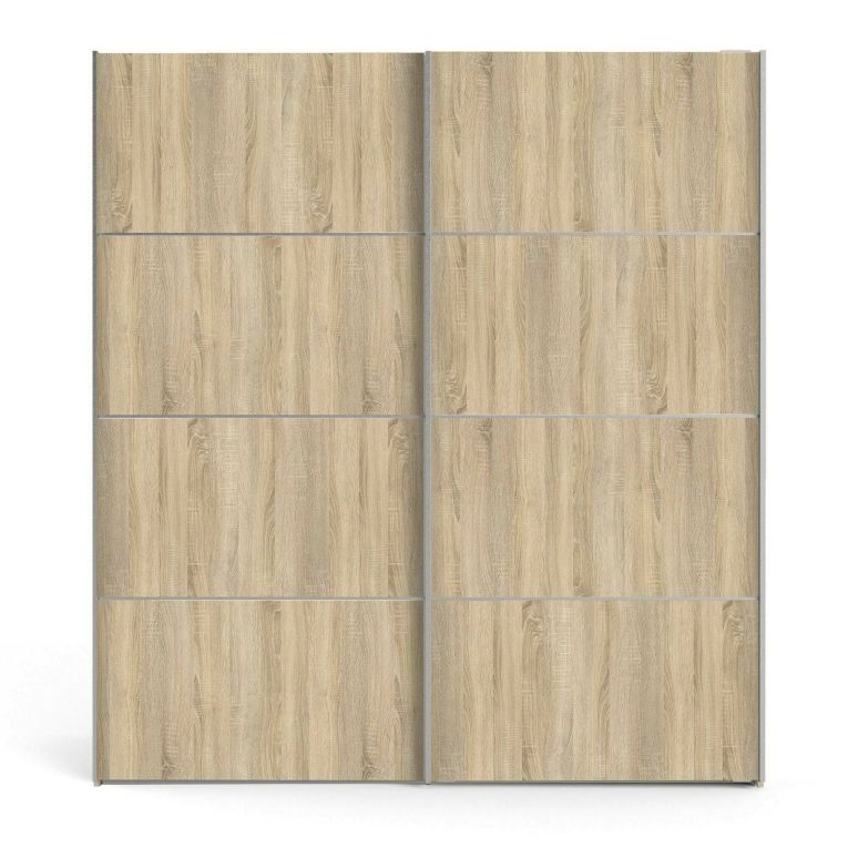 Guardaroba 2 ante quercia e bianco 182x201h cm - Accadia