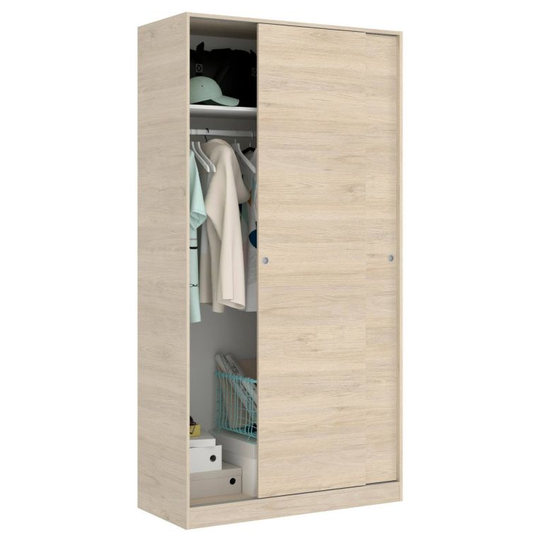 Guardaroba 2 ante rovere 100x204h cm - Abigale