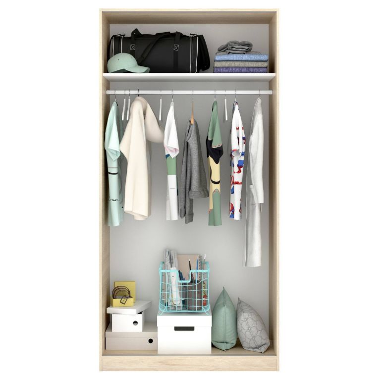 Guardaroba 2 ante rovere 100x204h cm - Abigale