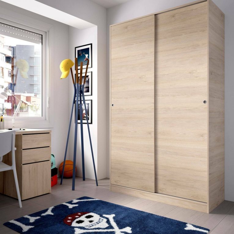 Guardaroba 2 ante rovere 120x204h cm - Alyson