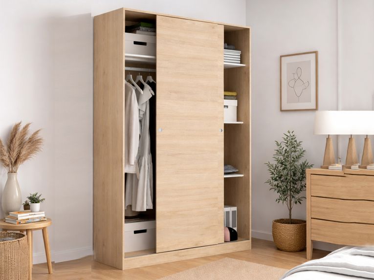 Guardaroba 2 ante rovere 120x204h cm - Alyson