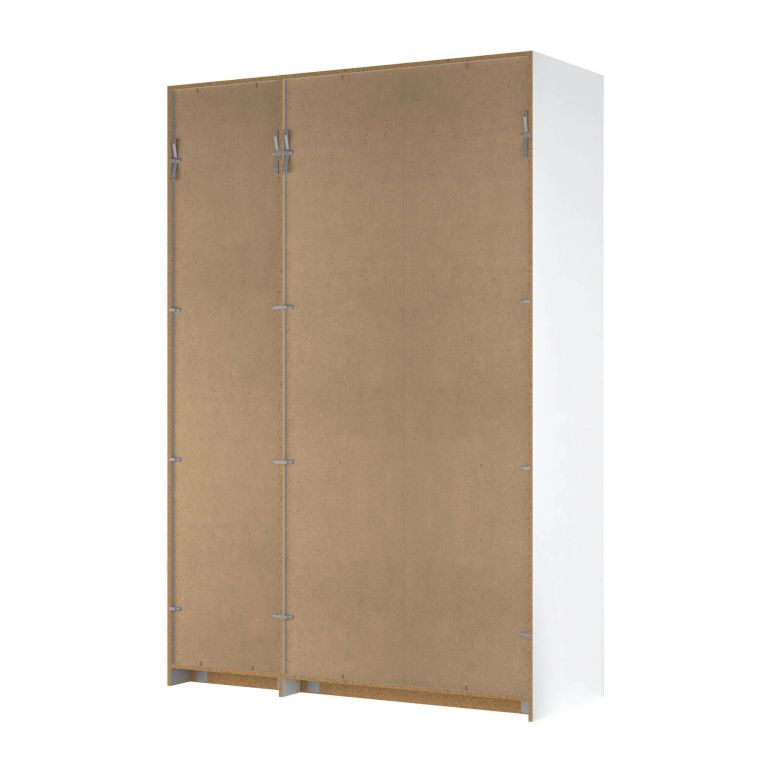 Guardaroba 3 ante- bianco salvaspazio 150x218h cm - Arce