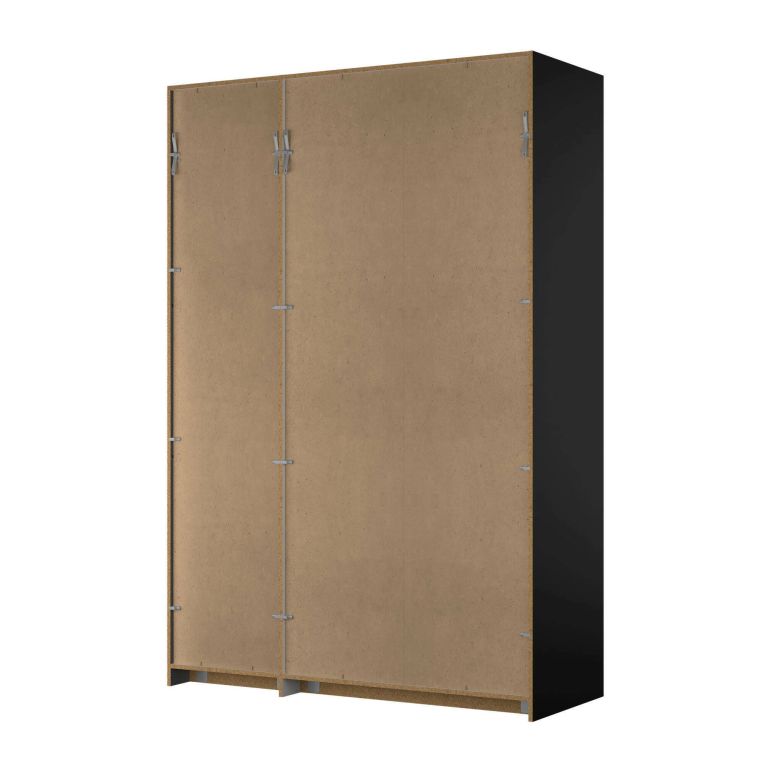 Guardaroba 3 ante- nero salvaspazio 150x218h cm - Arce