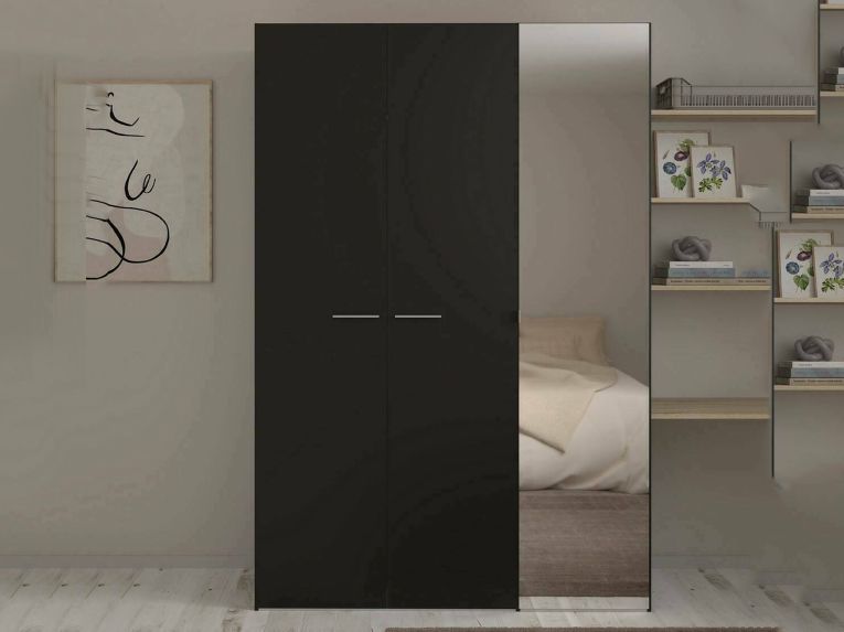 Guardaroba 3 ante- nero salvaspazio 150x218h cm - Arce