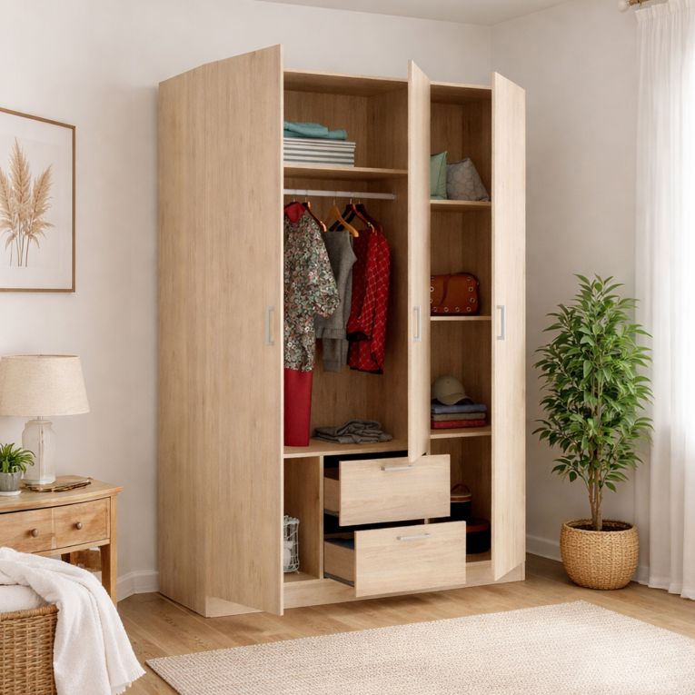 Guardaroba 3 ante rovere 150x215h cm - Ales