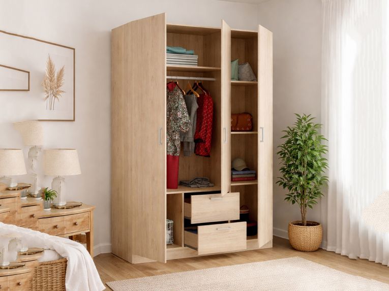 Guardaroba 3 ante rovere 150x215h cm - Ales