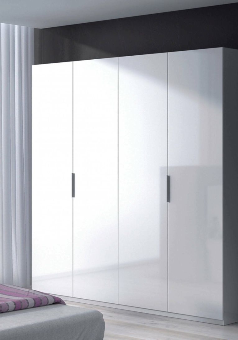 Guardaroba 4 ante bianco lucido 180x200h cm - Aram