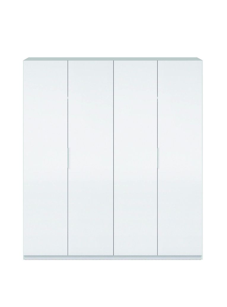 Guardaroba 4 ante bianco lucido 180x200h cm - Aram