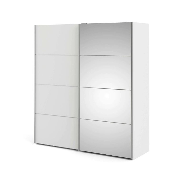 Guardaroba 5 ripiani bianco 182x201h cm - Cerreto