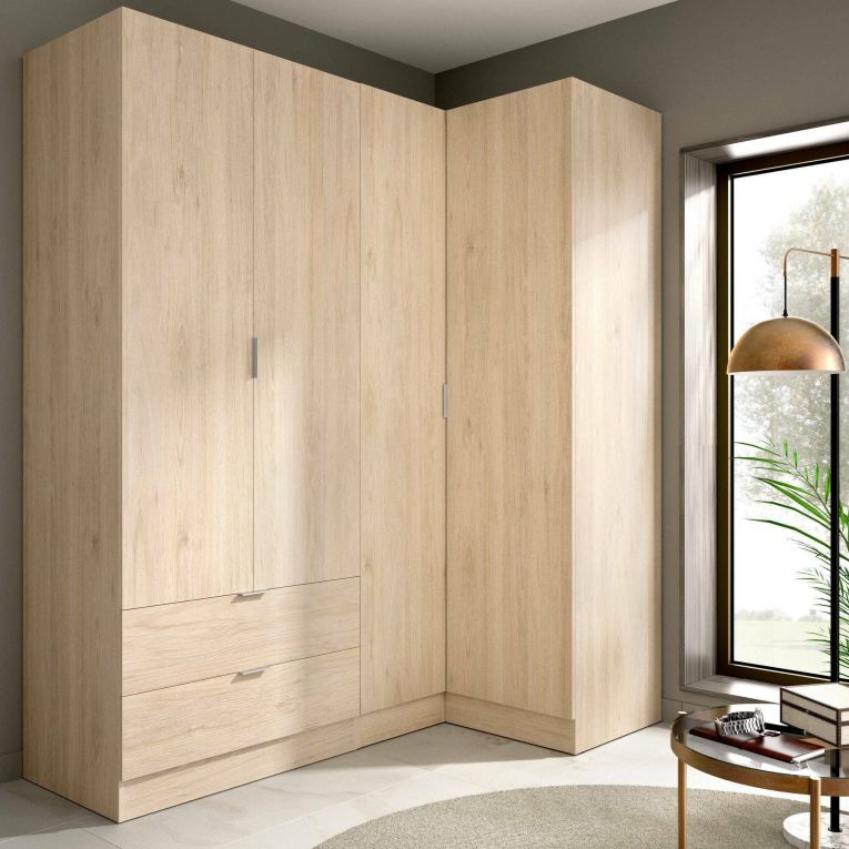 Guardaroba angolare moderno rovere 173x184h cm - Efesto