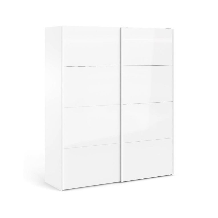 Guardaroba ante scorrevoli bianco lucido 182x220h cm - Badesse
