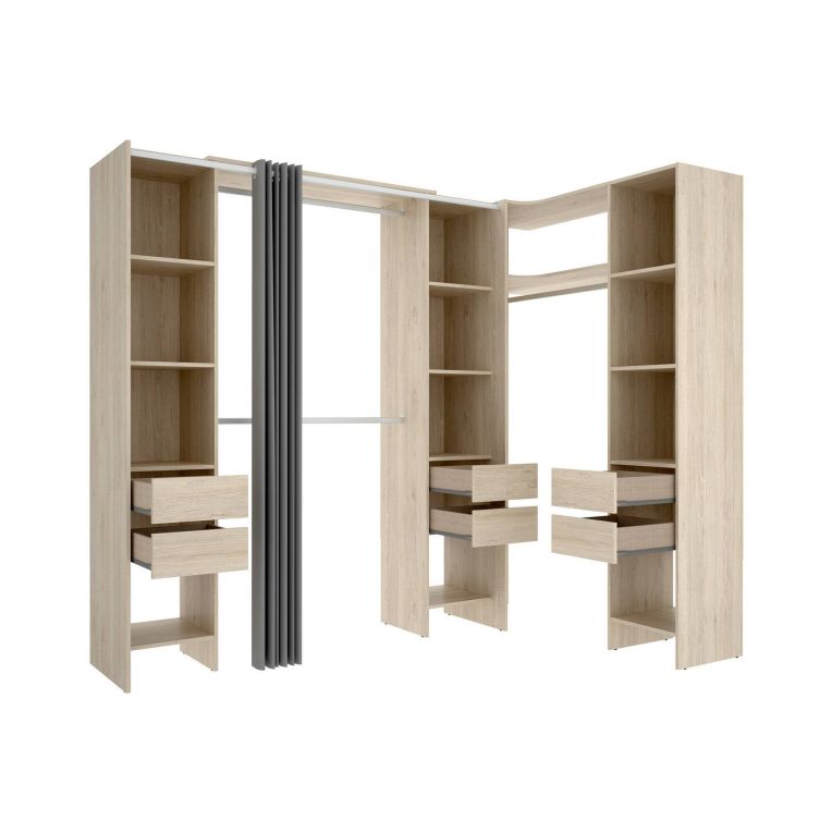 Guardaroba classico rovere 234x205h cm - Alanno