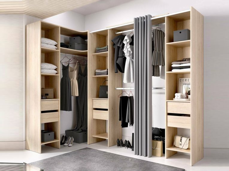 Guardaroba classico rovere 234x205h cm - Alanno
