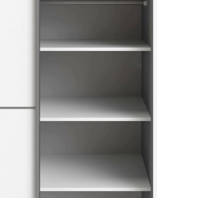 Guardaroba con appendiabiti bianco 122x201h cm - Andriano