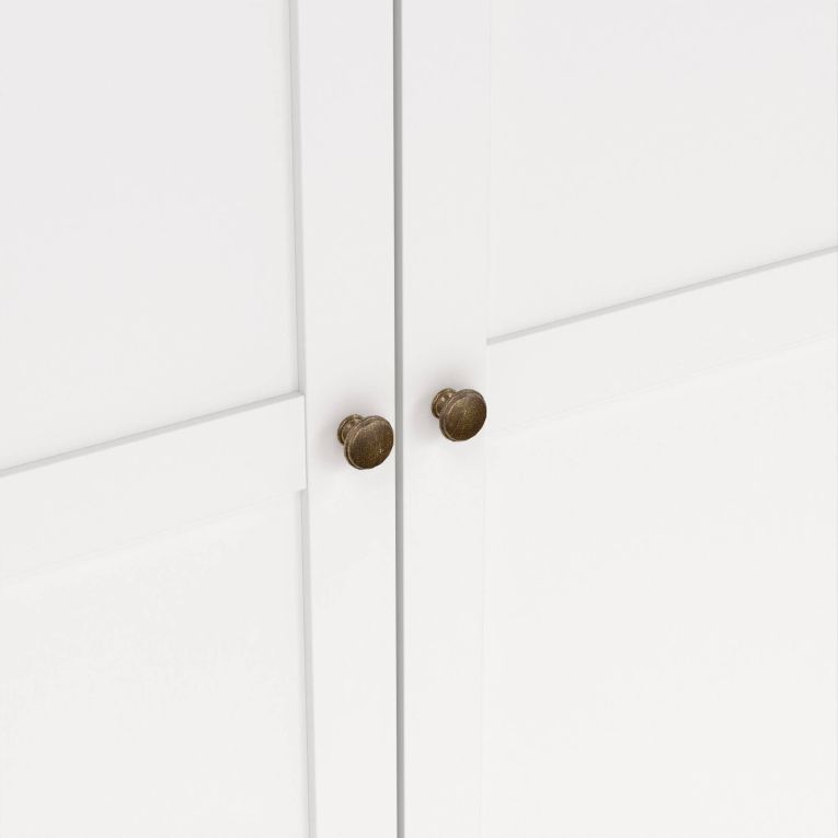 Guardaroba con appendiabiti bianco 138x200h cm - Dolor