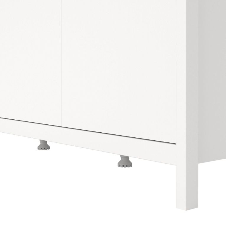 Guardaroba con appendiabiti bianco 150x199h cm - Conti
