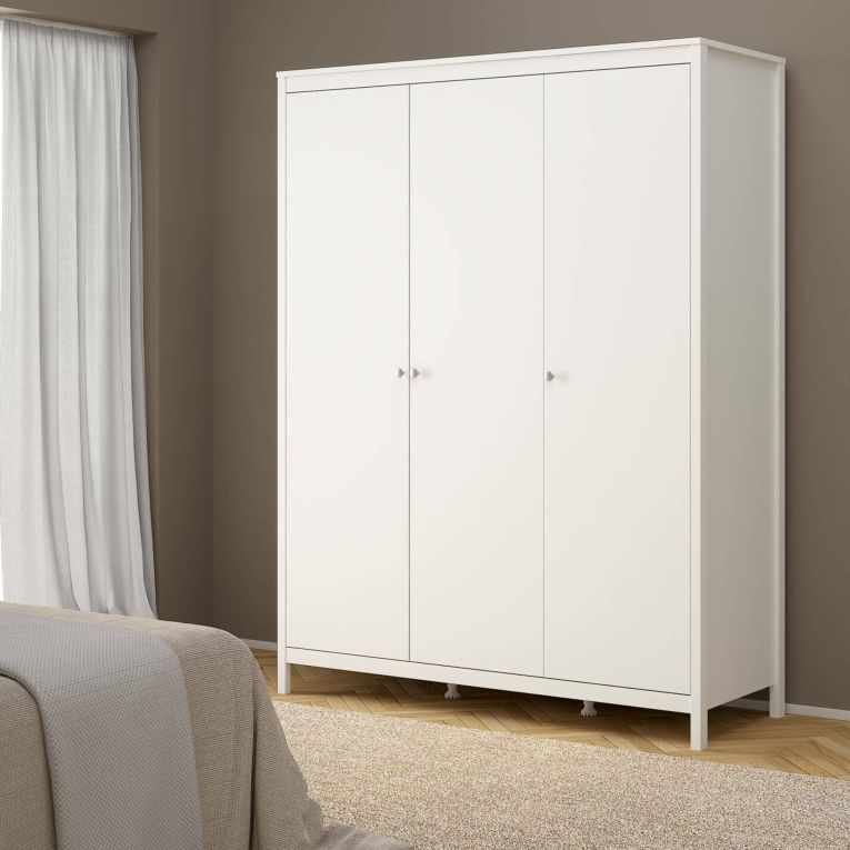 Guardaroba con appendiabiti bianco 150x199h cm - Conti