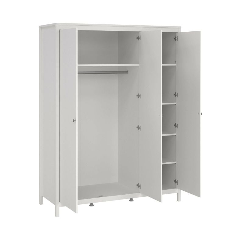 Guardaroba con appendiabiti bianco 150x199h cm - Conti